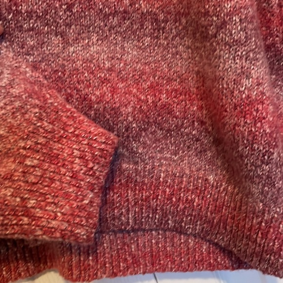 Women an Architect sweater. XL Pink hues crew neck knit soft lightweight - Picture 5 of 8